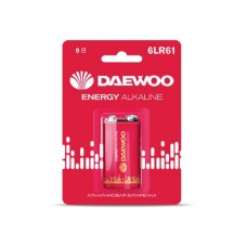 Батарейка 6LR61 9V alkaline BL-1шт DAEWOO ENERGY (5029729)