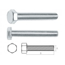 Болт М10х100 мм шестигр., цинк, кл.пр. 8.8, DIN 933 (5 кг) STARFIX (SM-74667-5)