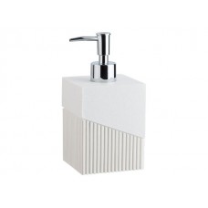 Диспенсер (дозатор) для мыла ELEMENT, белый, PERFECTO LINEA (Композитный материал: полирезин под натуральный камень) (35-618102)