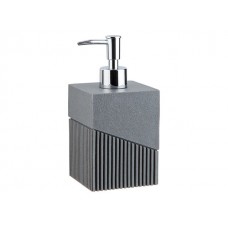 Диспенсер (дозатор) для мыла ELEMENT, серый, PERFECTO LINEA (Композитный материал: полирезин под натуральный камень) (35-618100)