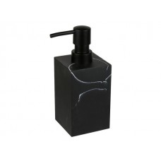 Диспенсер (дозатор) для мыла MARBLE, черный, PERFECTO LINEA (Композитный материал: полирезин под натуральный камень) (35-000011)
