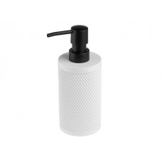 Диспенсер (дозатор) для мыла PURE SERENITY, белый, PERFECTO LINEA (Композитный материал: полирезин под натуральный камень, карбонат кальция) (35-71010