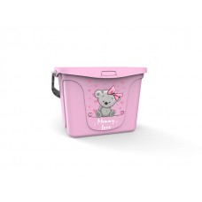 Емкость для игрушек Mommy love (Мамми лав) 6 л, нежно-розовый, BEROSSI (Изд. из пластм. Размер 287 * 200 * 200 мм) (АС48763000)