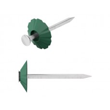 Гвозди декоративные 1.8х32 мм зеленая шляпка (100 шт в зип-локе) STARFIX (SMZ1-61557-100)