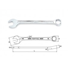 Ключ комбинированный 21мм 15° TOPTUL (AAEX2121)