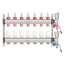 Коллекторная группа AVE136, 7 вых. AV Engineering (PRO серия Для теплого пола и водоснабжения) (AVE13600107)