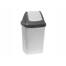 Контейнер для мусора СВИНГ 25л (мраморный) IDEA (М2463)