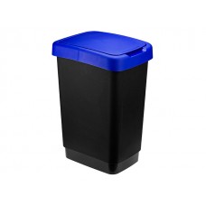 Контейнер для мусора ТВИН 25л (синий) IDEA (М2469)