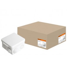 Коробка распред.с крышкой 80х80х50мм IP54, 7вх. TDM (пылебрызгозащищенная) (SQ1401-0112)