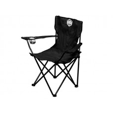 Кресло складное кемпинговое с держателем для бутылок + чехол, черное, серия Coyote, ARIZONE (42-909000)