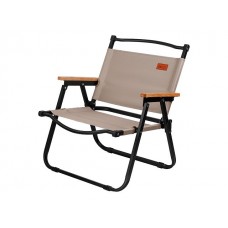 Кресло складное (садовое), бежевый/черный, ARIZONE (Материал каркаса: сталь.) (42-555401)