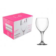 Набор бокалов для вина, 6 шт., 365 мл, серия Misket, LAV (также используется в HoReCa) (LV-MIS560F)