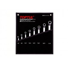 Набор ключей накидн. 6-32мм 12шт (черное полотно) TOPTUL (GPAI1202)