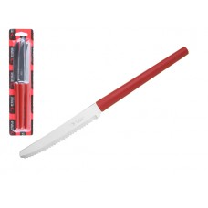 Набор ножей столовых, 3шт., серия MILLENIUN, красные, DI SOLLE (Супер цена! Длина: 213 мм, длина лезвия: 101 мм, толщина: 0,8 мм. Прочная пластиковая 