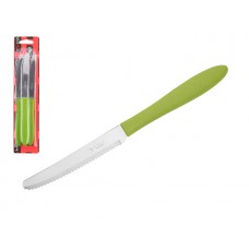 Набор ножей столовых, 3шт., серия PRISMA, зеленые, DI SOLLE (Супер цена! Длина: 210 мм, длина лезвия: 104 мм, толщина: 0,8 мм. Прочная пластиковая руч