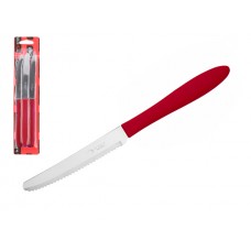 Набор ножей столовых, 3шт., серия PRISMA, красные, DI SOLLE (Супер цена! Длина: 210 мм, длина лезвия: 104 мм, толщина: 0,8 мм. Прочная пластиковая руч