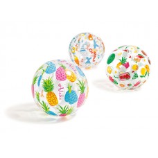 Надувной мяч Lively Print, 51 см, INTEX (от 3 лет, цвета в ассортименте) (59040NP)