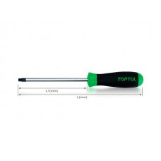 Отвертка TORX T30x125мм TOPTUL (FFAB3013)