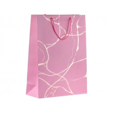 Пакет подарочный с ручками, 42х31х12 см., розовый, серия Amelia, PERFECTO LINEA (47-423101)
