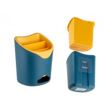 Подставка для столовых приборов, сине-желтая, PERFECTO LINEA (34-118167)