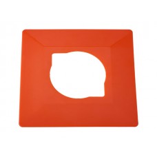Рамка 1-местная декоративная оранжевая BYLECTRICA (ЮЛИГ.735212.410о)
