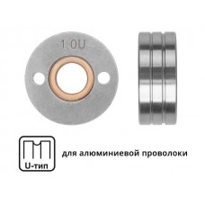 Ролик подающий ф 30/10 мм, шир. 12 мм, проволока ф 0,8-1,0 мм (U-тип) (для мягкой проволоки: алюминий) (WA-2436) (SOLARIS)