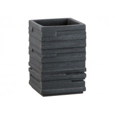 Стакан WEATHERED SAND, черный, PERFECTO LINEA (Композитный материал: полирезин под натуральный камень) (35-151301)