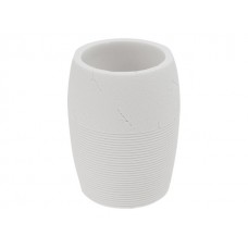 Стакан WHITESTONE, белый, PERFECTO LINEA (Композитный материал: полирезин под натуральный камень) (35-105033)