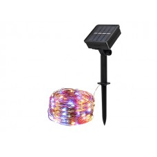 Светильник садовый на солнечной батарее SLR-G03-100M ФАZА (нить, мультицв., 100 LED) (5033467)