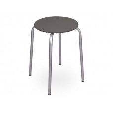 Табурет Эконом (стул), цвет серый, NIKA (цвет серый) (ТЭ2/С)
