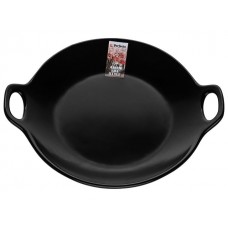 Тарелка-блюдо керамическая, 24х20.3х4.5 см, серия ASIAN, черная, PERFECTO LINEA (17-102401)