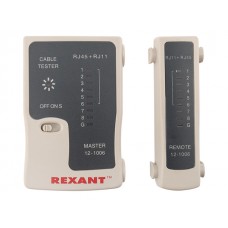 Тестер Кабеля RJ-45+RJ-11 REXANT - 468 (12-1006)